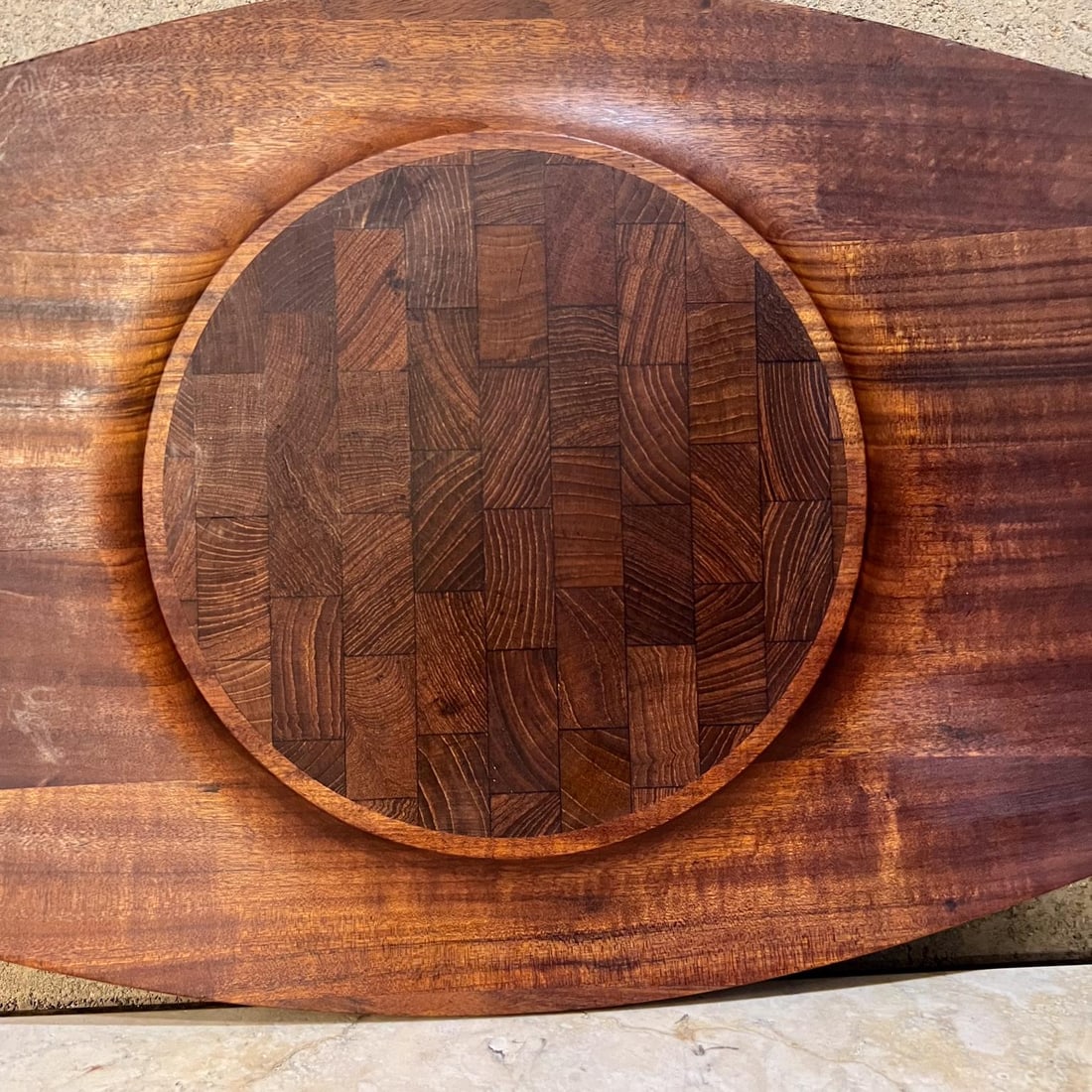 Mid-Century Danish Modern Jens Quistgaard Dansk Charcuterie Teak Tray Denmark - 7