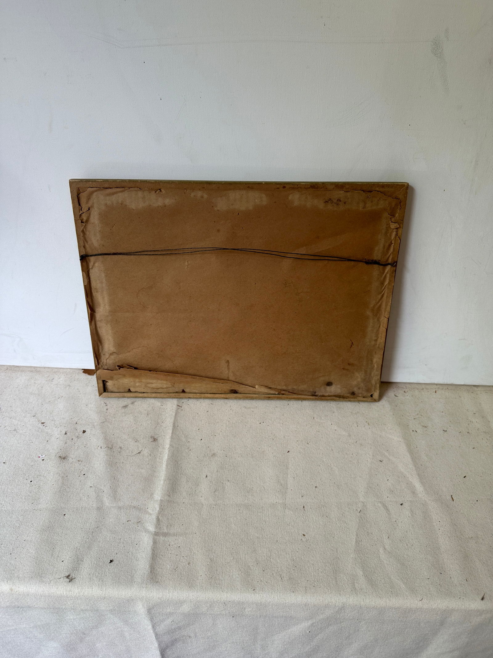 1970s Asian Pastel Drawing in Bamboo Frame - 9