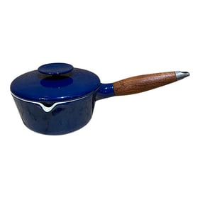1960s Michael Lax Copco Blue Lidded Pot Saucepan Denmark