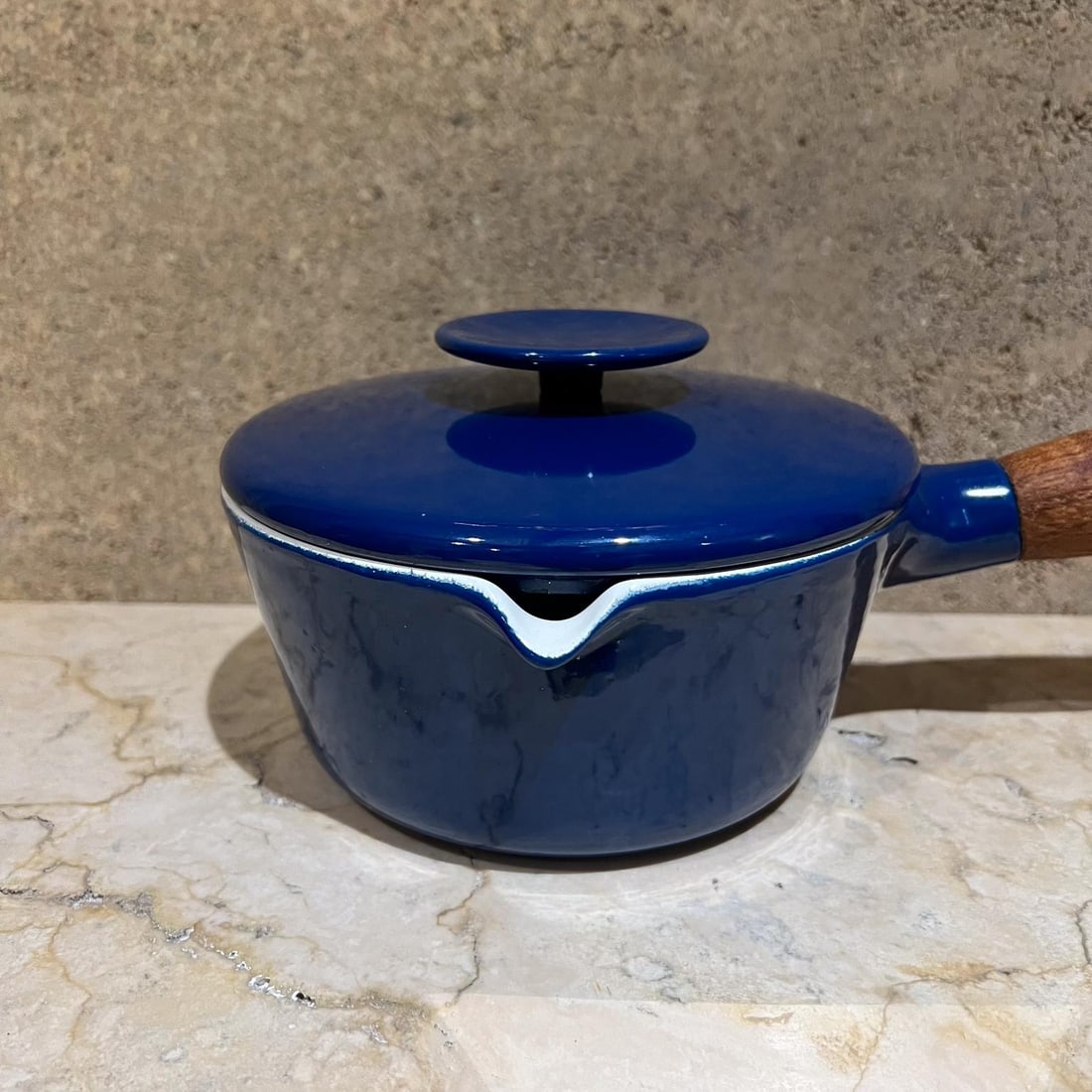1960s Michael Lax Copco Blue Lidded Pot Saucepan Denmark - 5