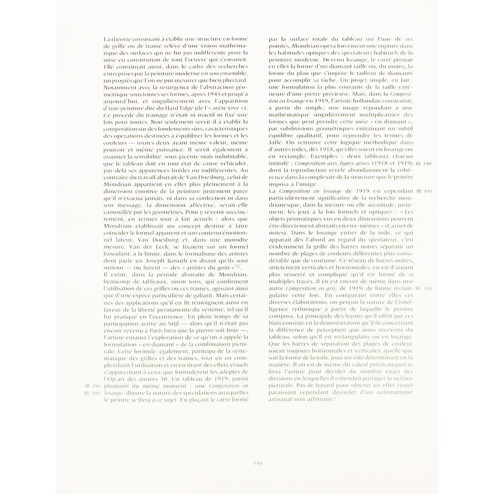 1991 After Piet Mondrian "Diamond Composition (Light Surfaces With Gray Outlines)", Full-Color Paris - 5