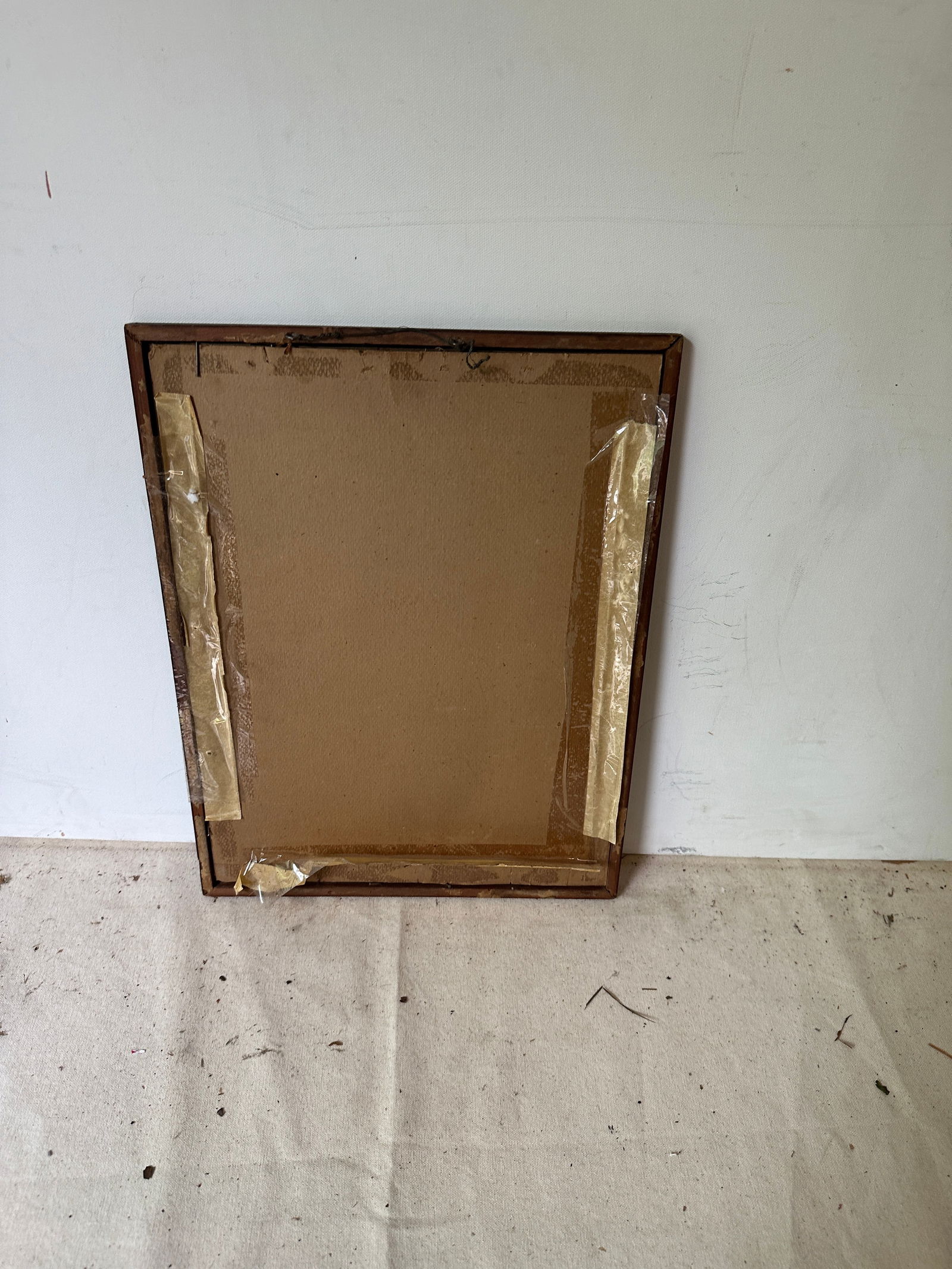 1970s Framed Print of Tree and Cabin - 9