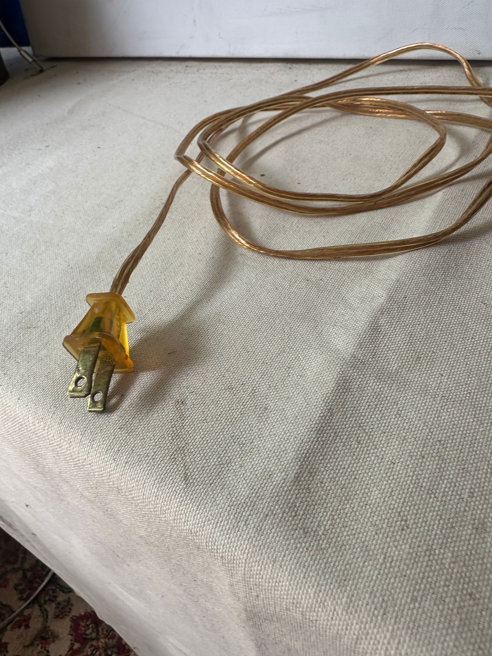 Vintage Chinoiserie Asian Lamp With Brass Finial - 4