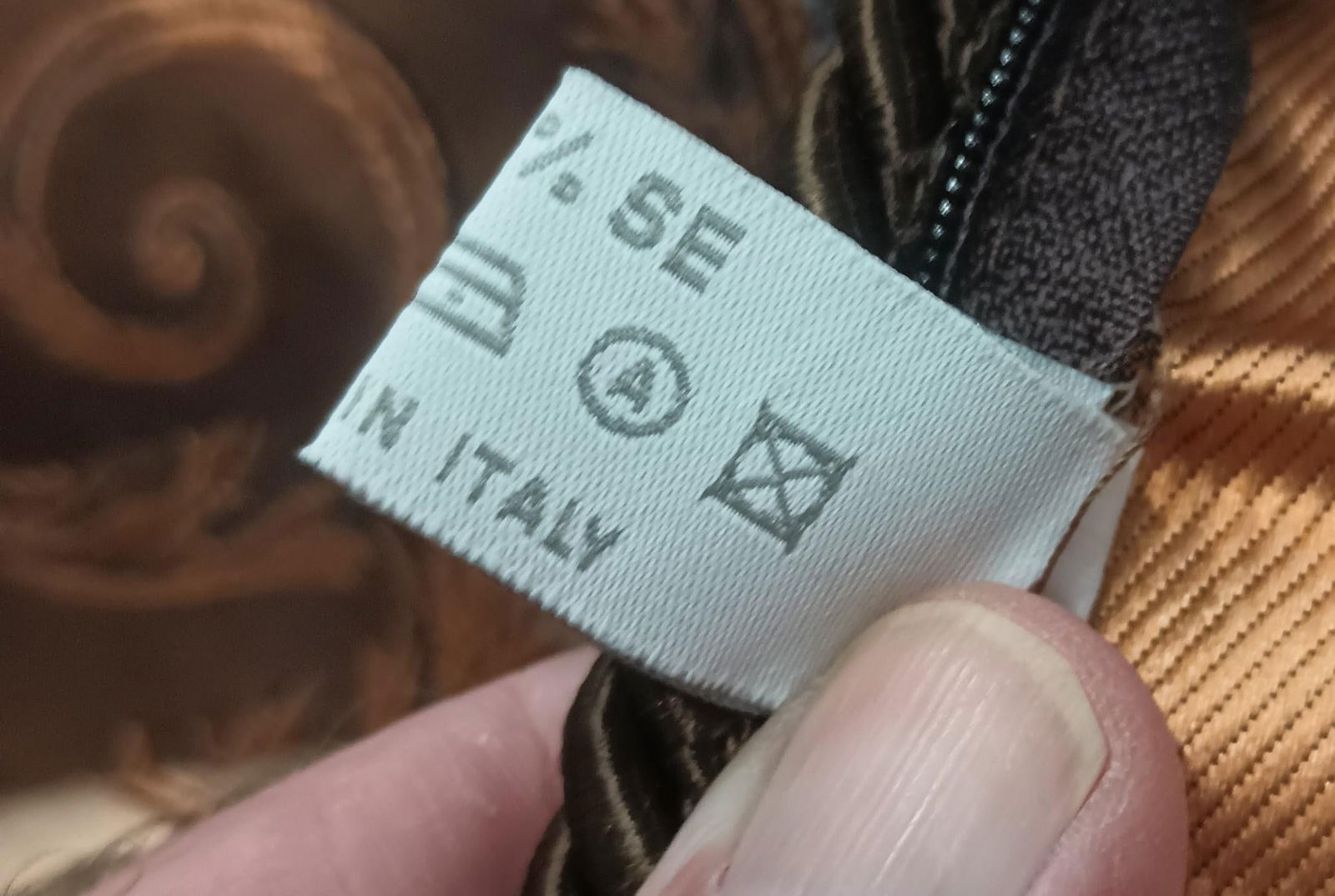 Gianni Versace Designer Brown Tan Medusa Square Decorative Pillow - 10