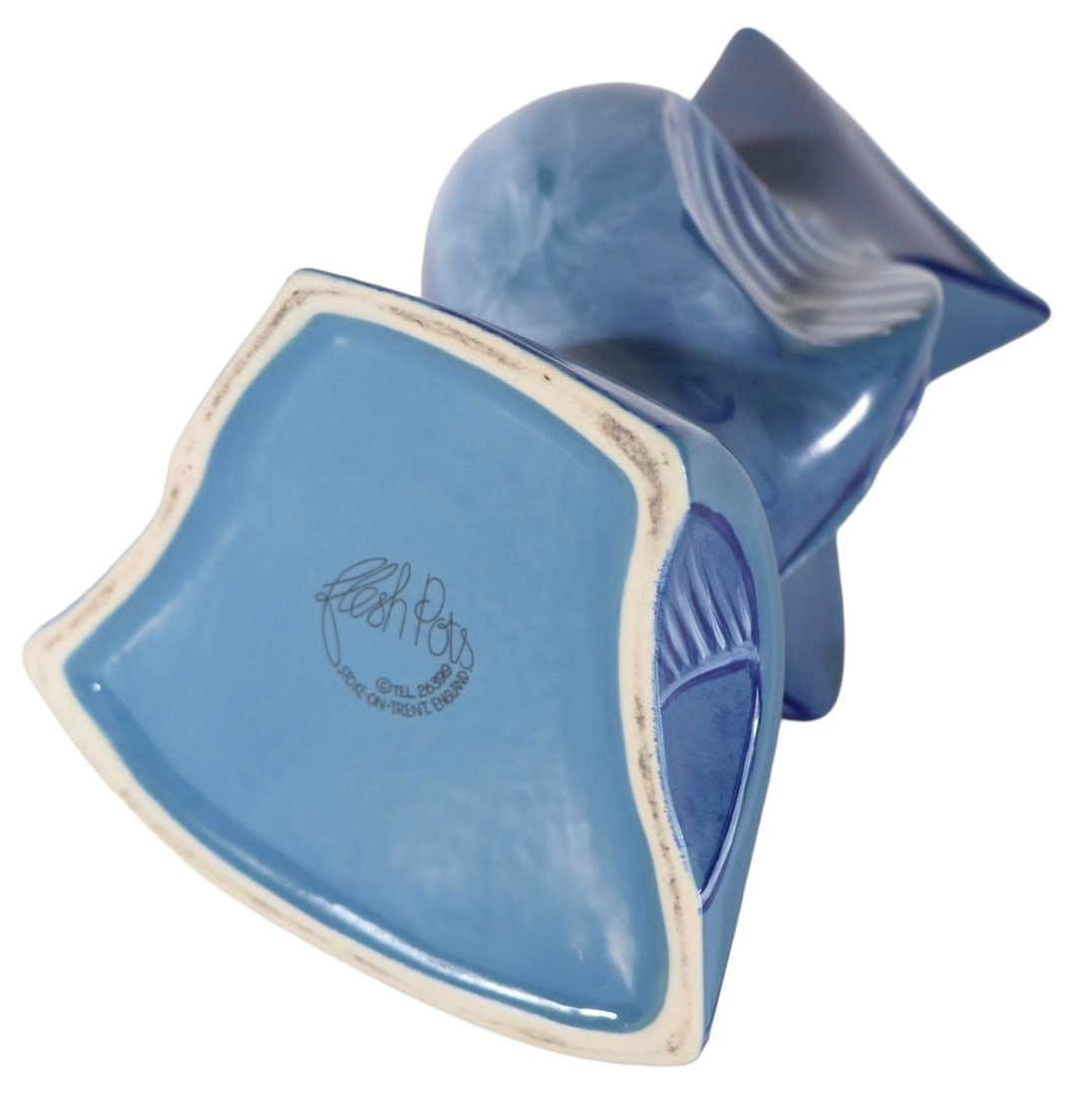 Postmodern Pottery Flesh Pots Vase by Maurice Rushton Stoke on Trent England - 10