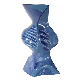 Postmodern Pottery Flesh Pots Vase by Maurice Rushton Stoke on Trent England