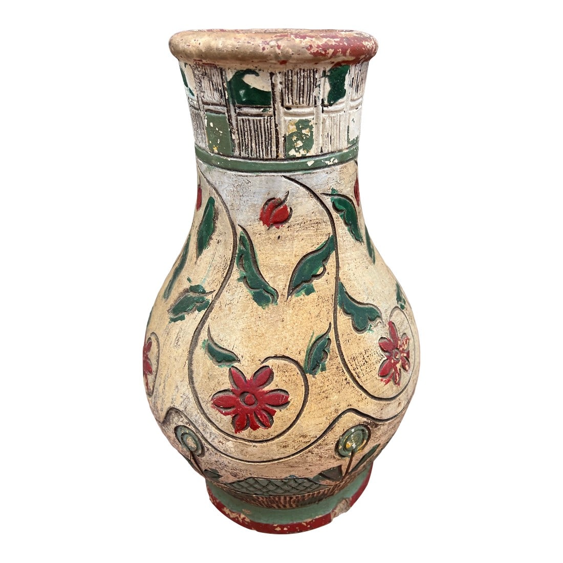 1970s Japanese Pottery Vase: Up for consideration is a beautiful Japanese style pottery vase. This would look lovely in your home and it is a great find for the interior design enthusiast. Please check out my other listings! Cond