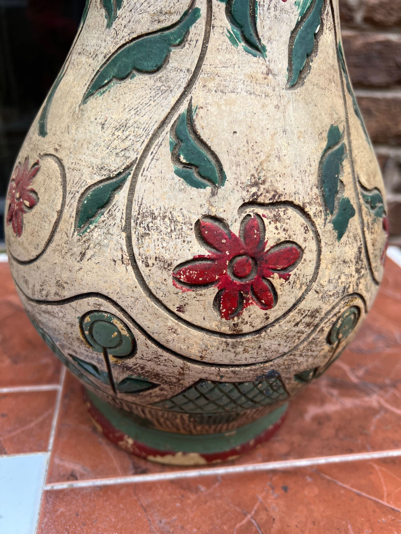 1970s Japanese Pottery Vase - 3