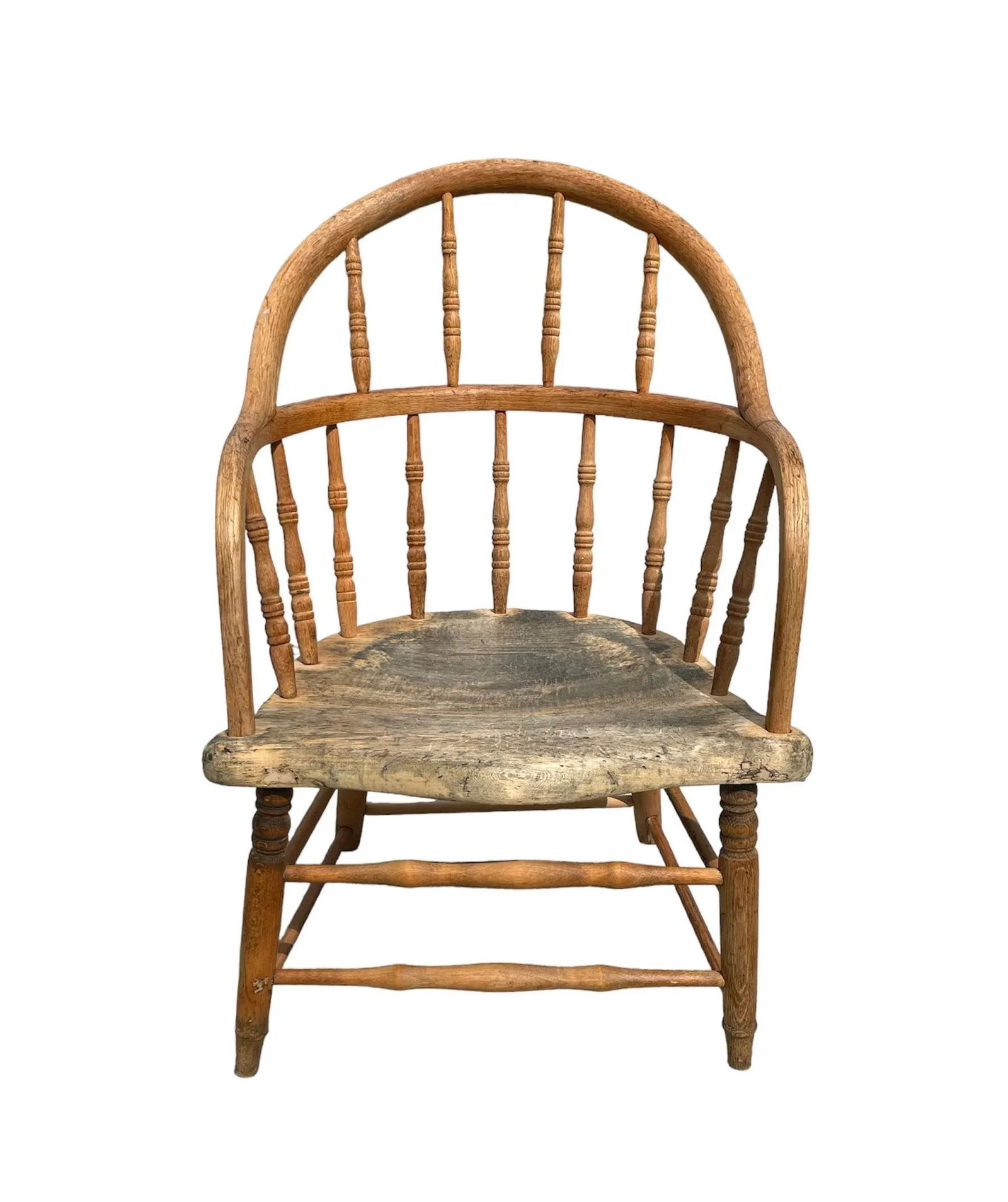 Early 20th Century Oak Windsor Arm Chair - 2