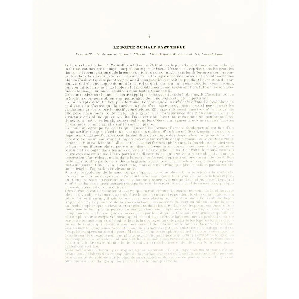 1972 After Marc Chagall "The Poet Half-Past Three", Full-Color Parisian Print - 5