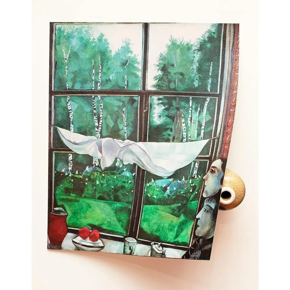 1972 After Marc Chagall "Window in the Country", Full-Color Parisian Print - 4
