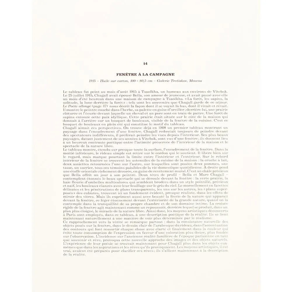 1972 After Marc Chagall "Window in the Country", Full-Color Parisian Print - 5