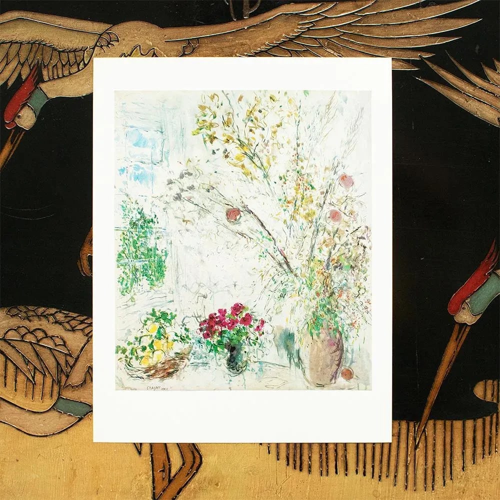 1972 After Marc Chagall "Lunaria", Full-Color Parisian Print - 3