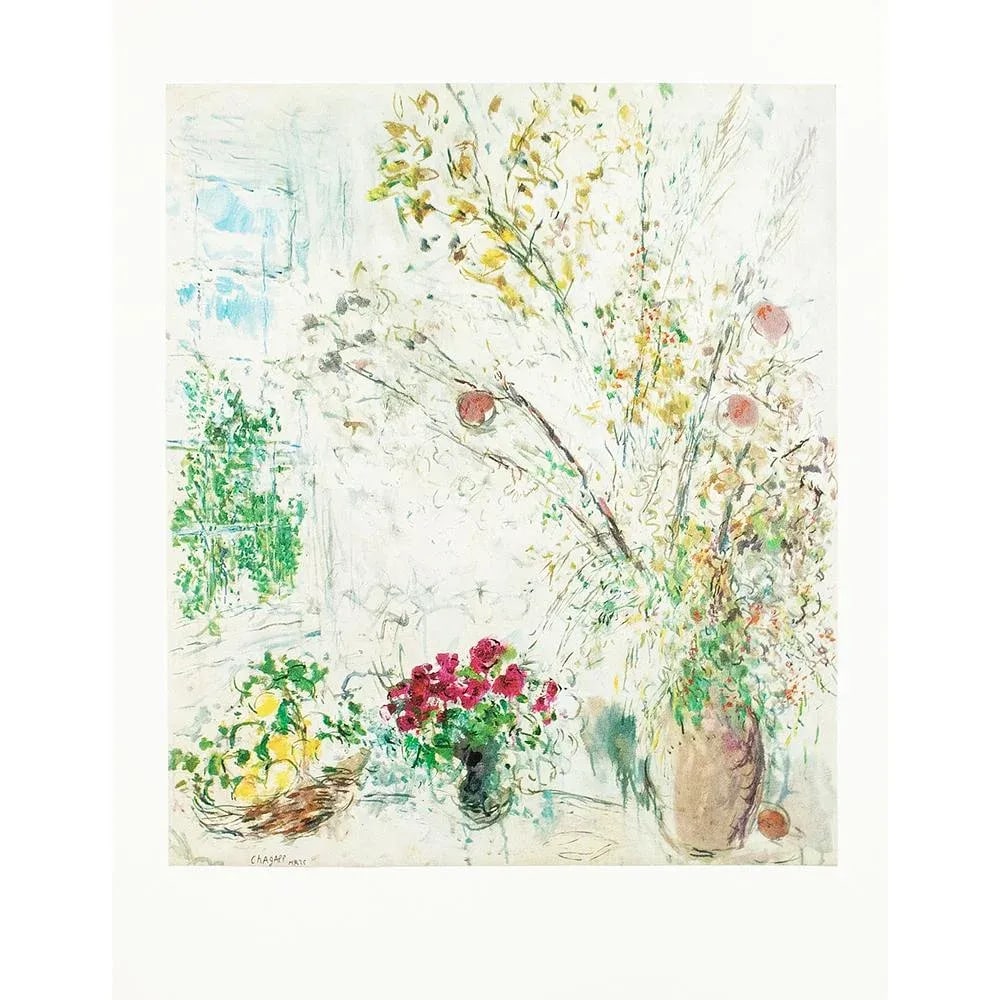1972 After Marc Chagall "Lunaria", Full-Color Parisian Print - 6