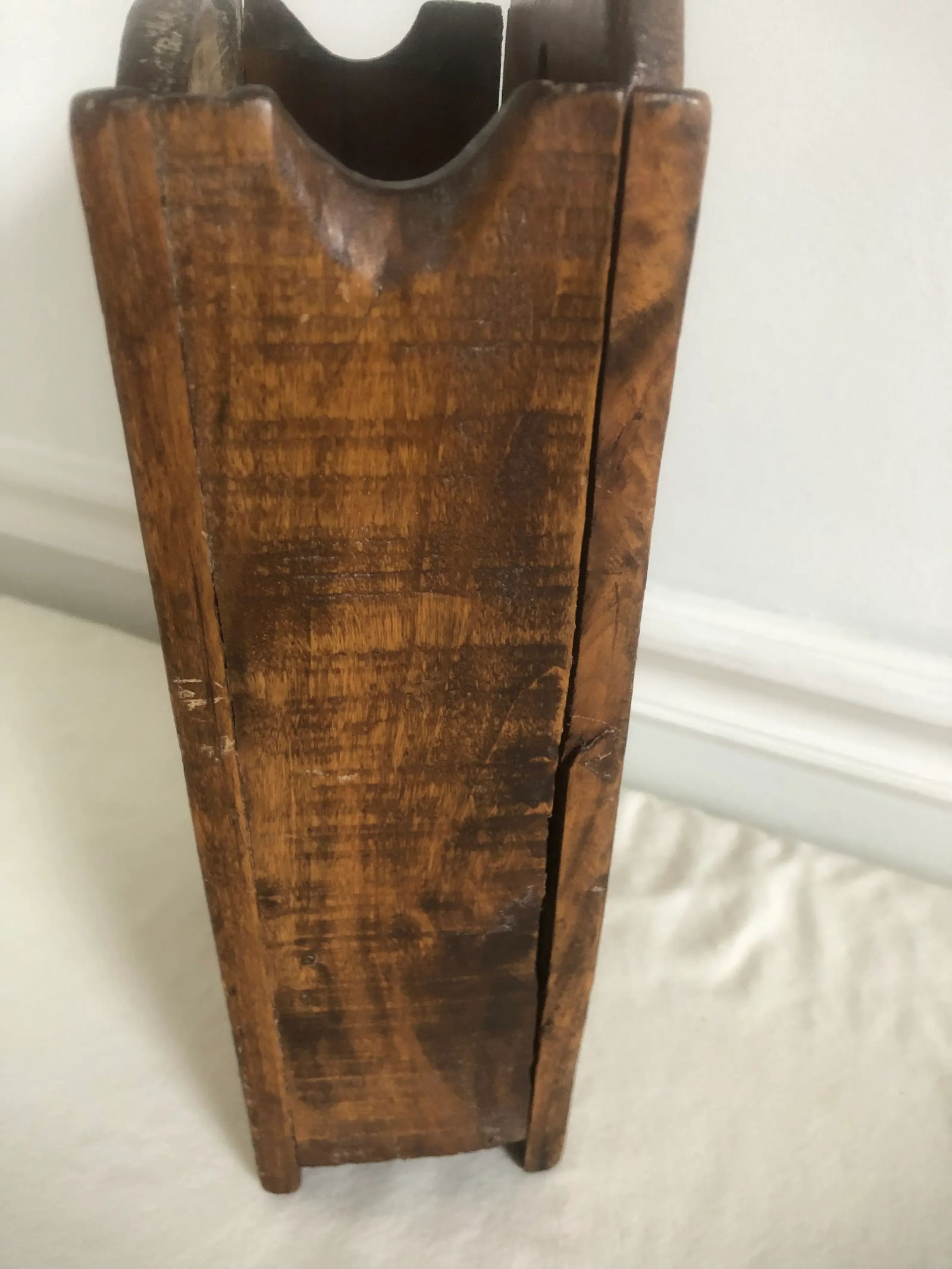 19th Century Primitive Clock Holder Box - 8