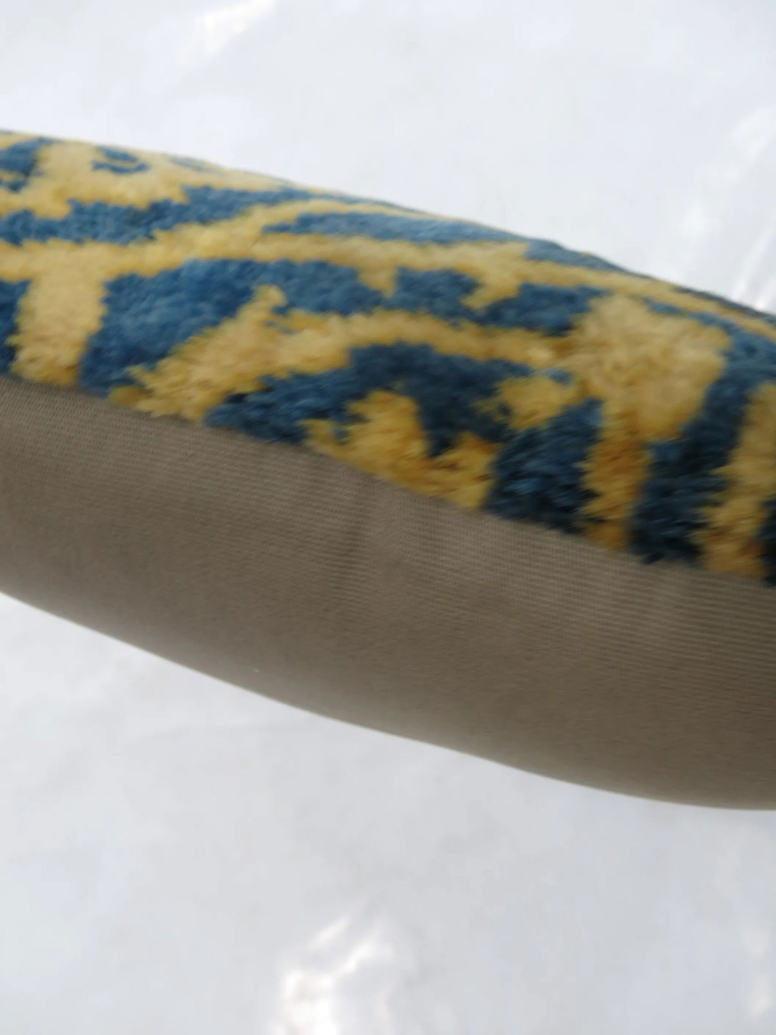 Mid 19th Century Indian Silk Rug Pillow - 2