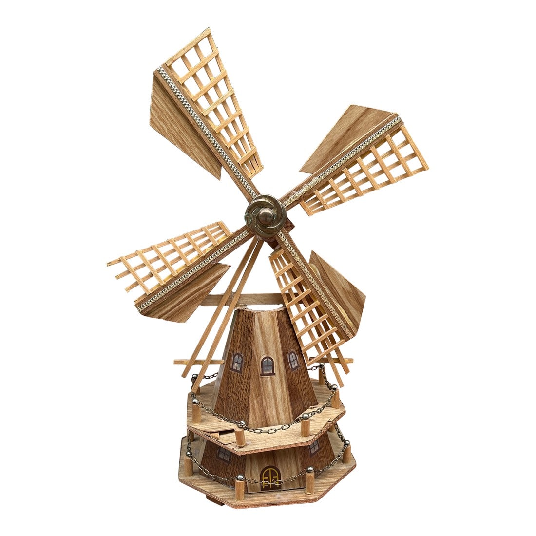 1970s Wooden Windmill Sculpture, Made in Holland (1 of 11)