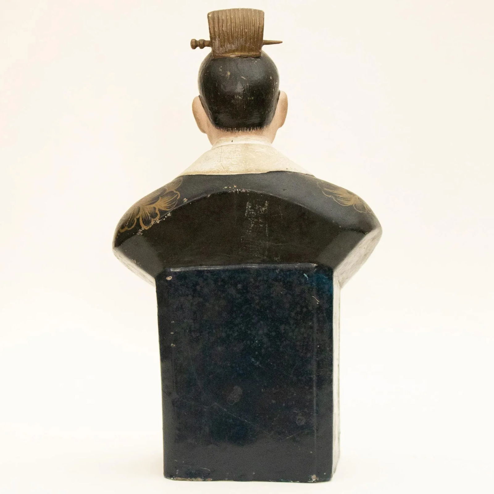 Meiji to ShÅwa Era Japanese Ceramic Bust - 6