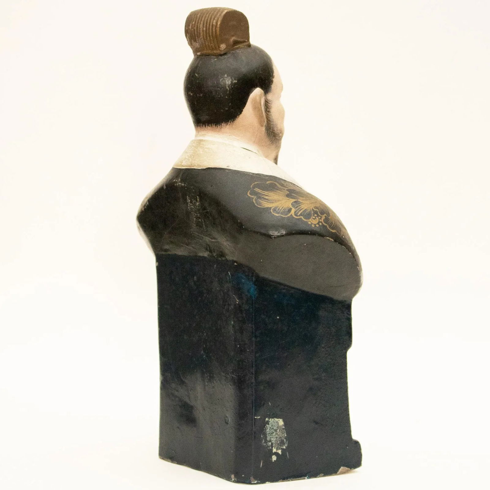 Meiji to ShÅwa Era Japanese Ceramic Bust - 7