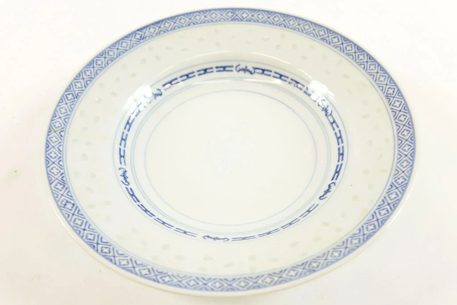 Early 20th Century Vintage Chinese Blue and White Porcelain Bowls Marking on the Bottom Set of 2 - A - 2