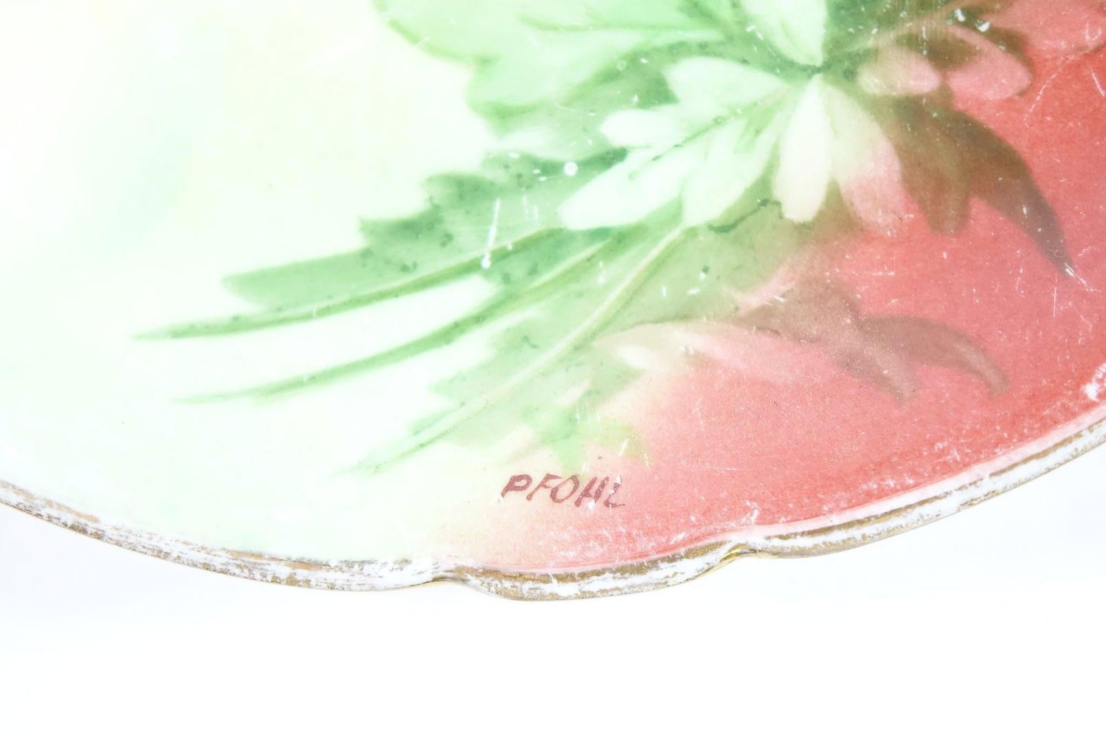 Antique Wenzel Pfohl Handpainted Porcelain Plate - 5