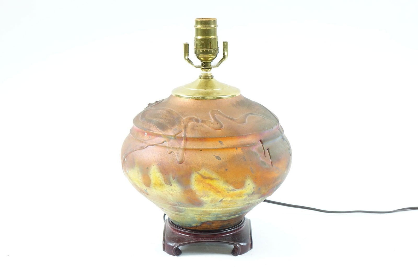 Late 20th Century Kerry Gonzalez Pottery Lamp - 2