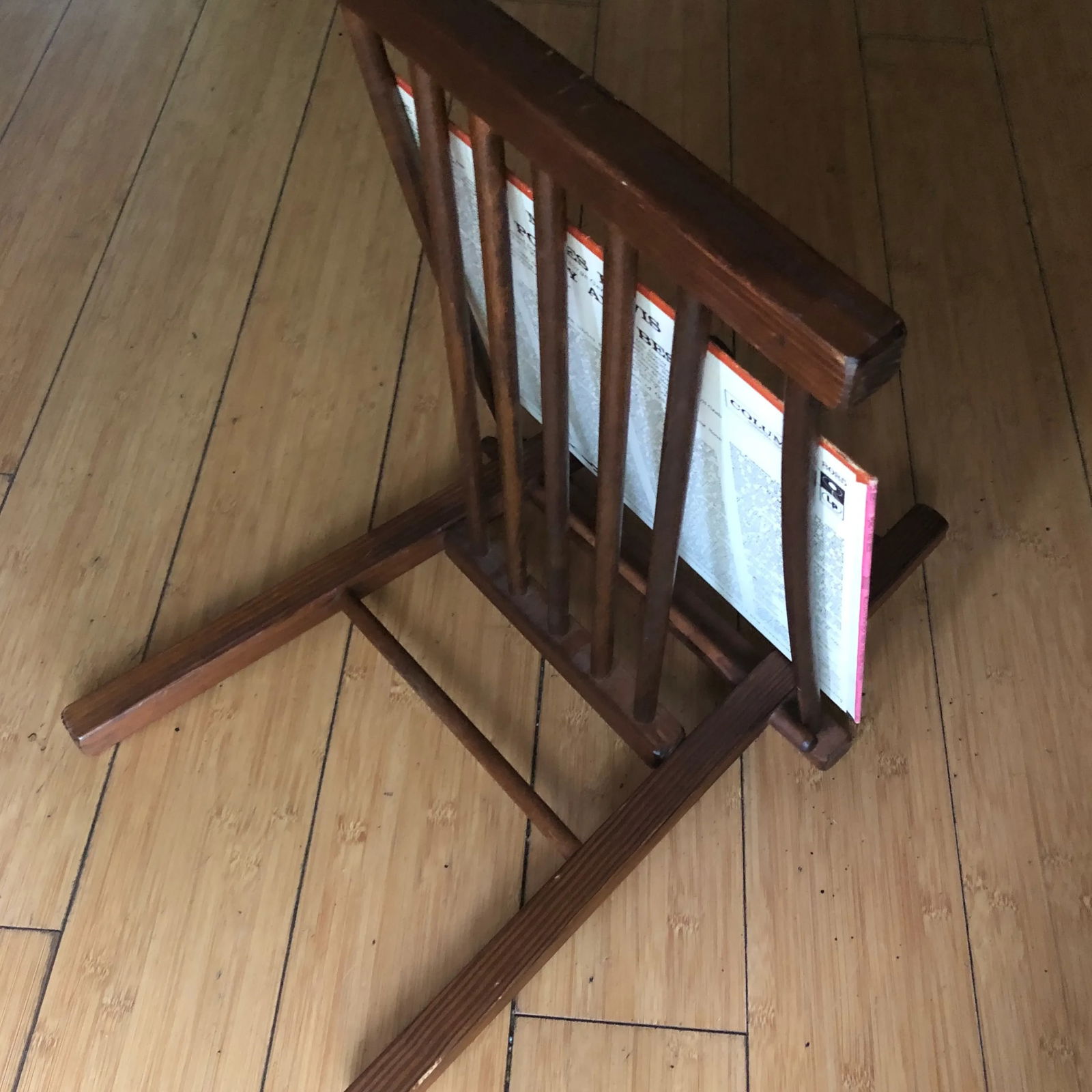 1950s Scandinavian Style Wooden Display Rack - 4