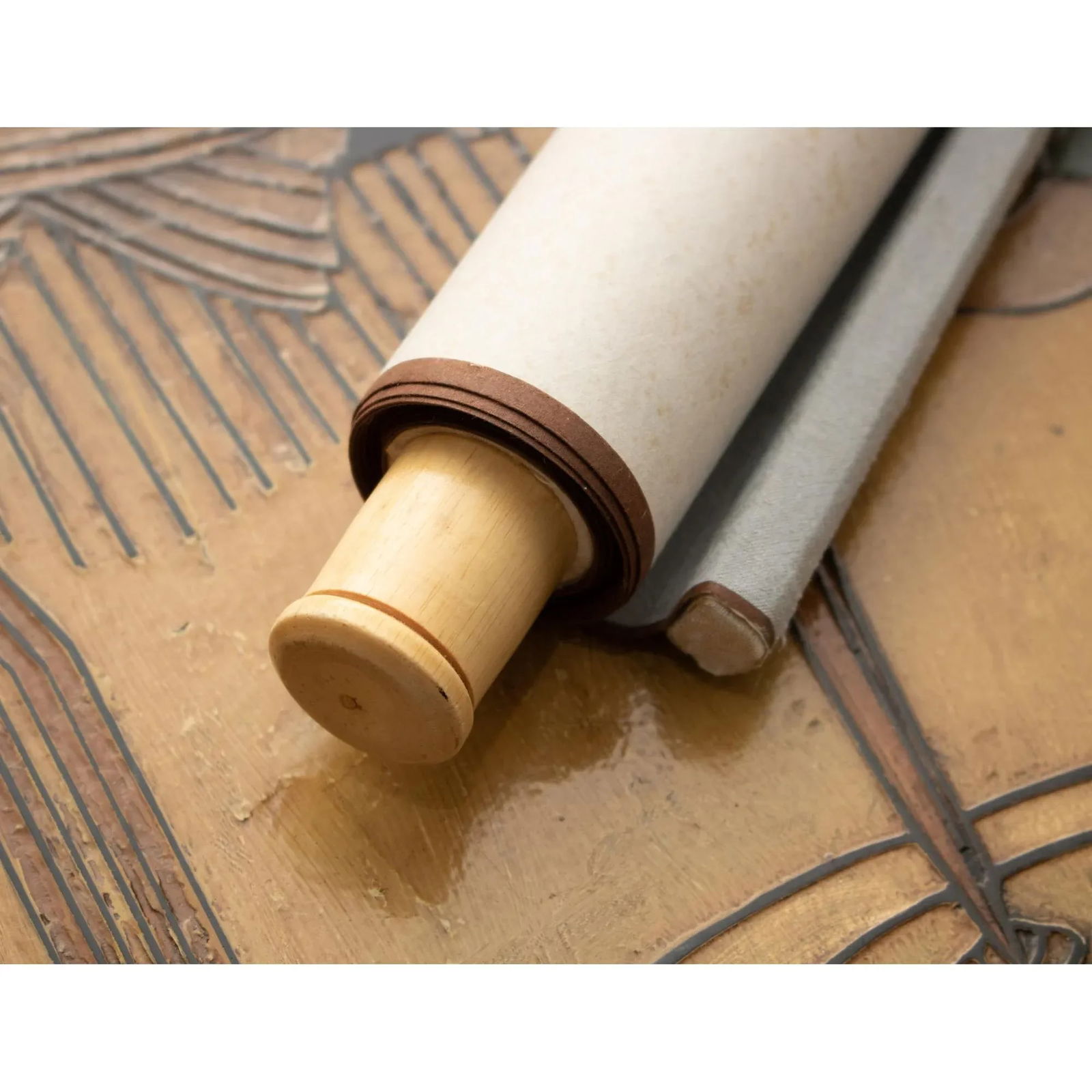 Mid Century Showa Era Japanese Scroll Painting "Landscape With Rocky Mountains" - 11