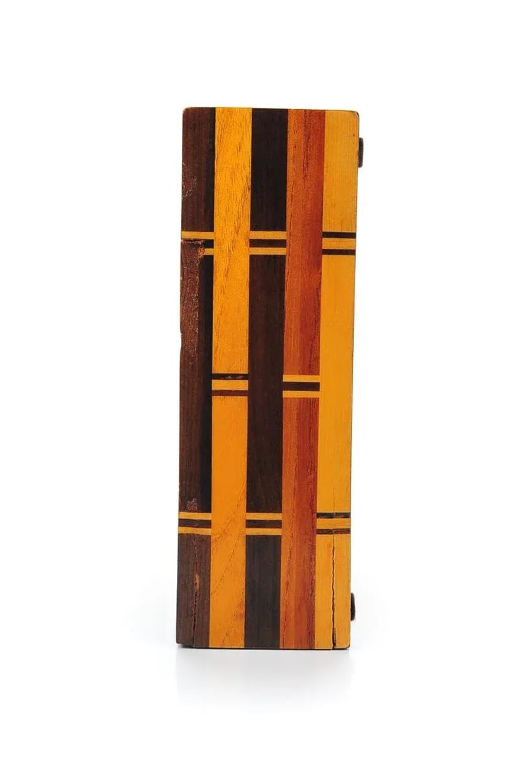 Antique Japanese Inlaid Box with Concealed Drawer - 4