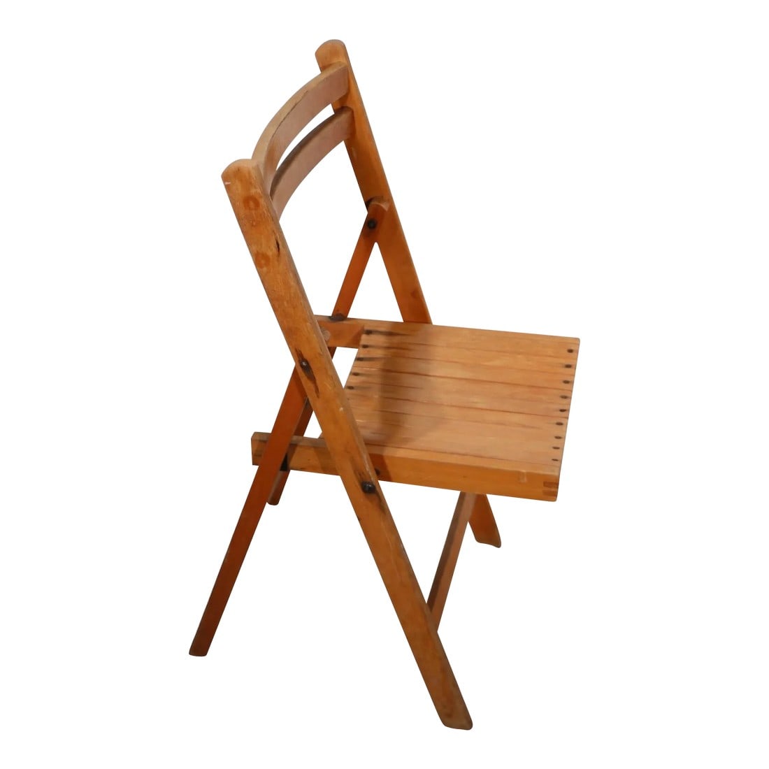 Folding Dining Height Mid Century Industrial Chair Made in Yugoslavia (1 of 3)