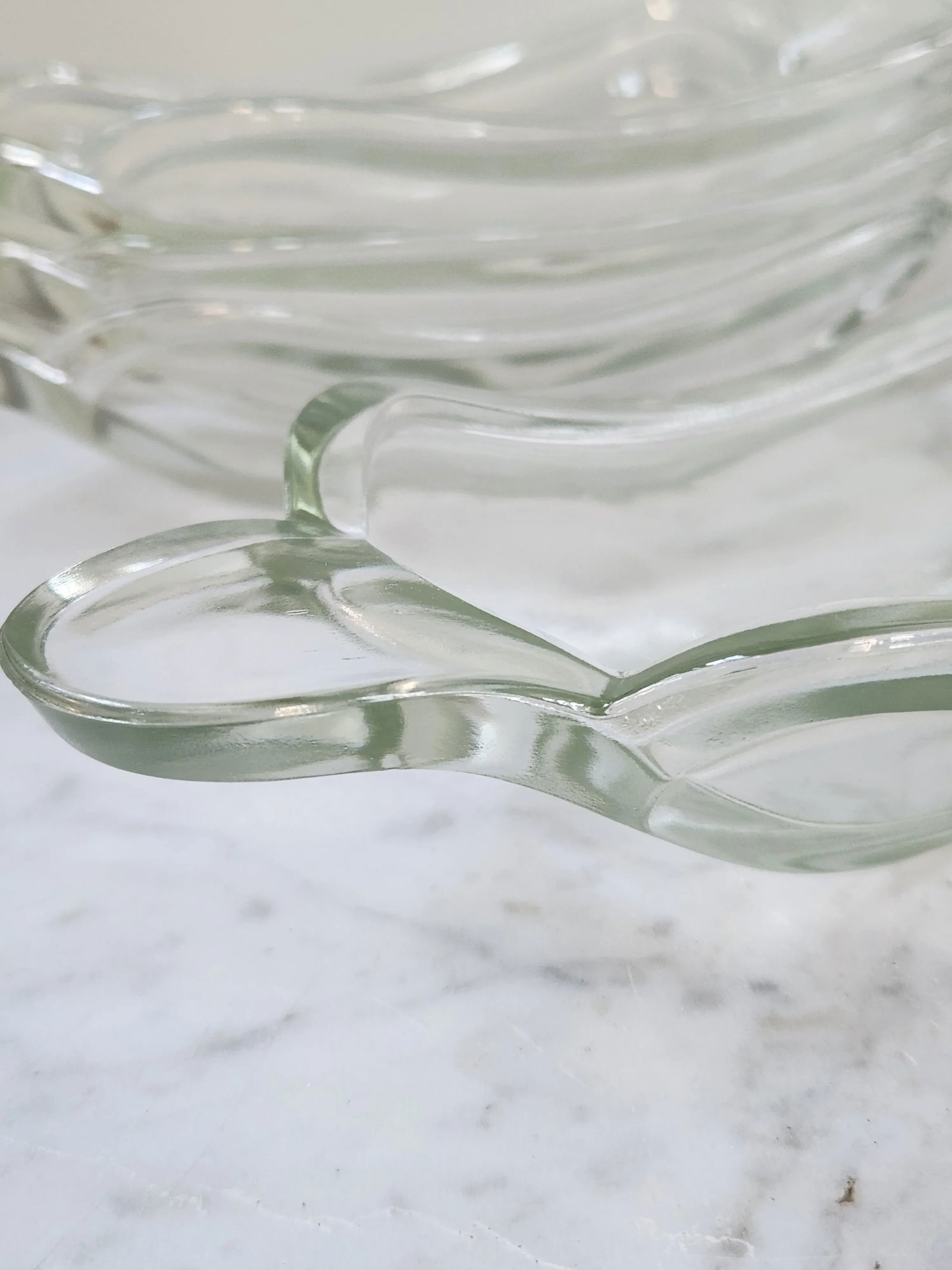 Vintage Banana Split Serving Dishes, Hot Dog Glasses, Boat Dishes, Set of 4 - 6