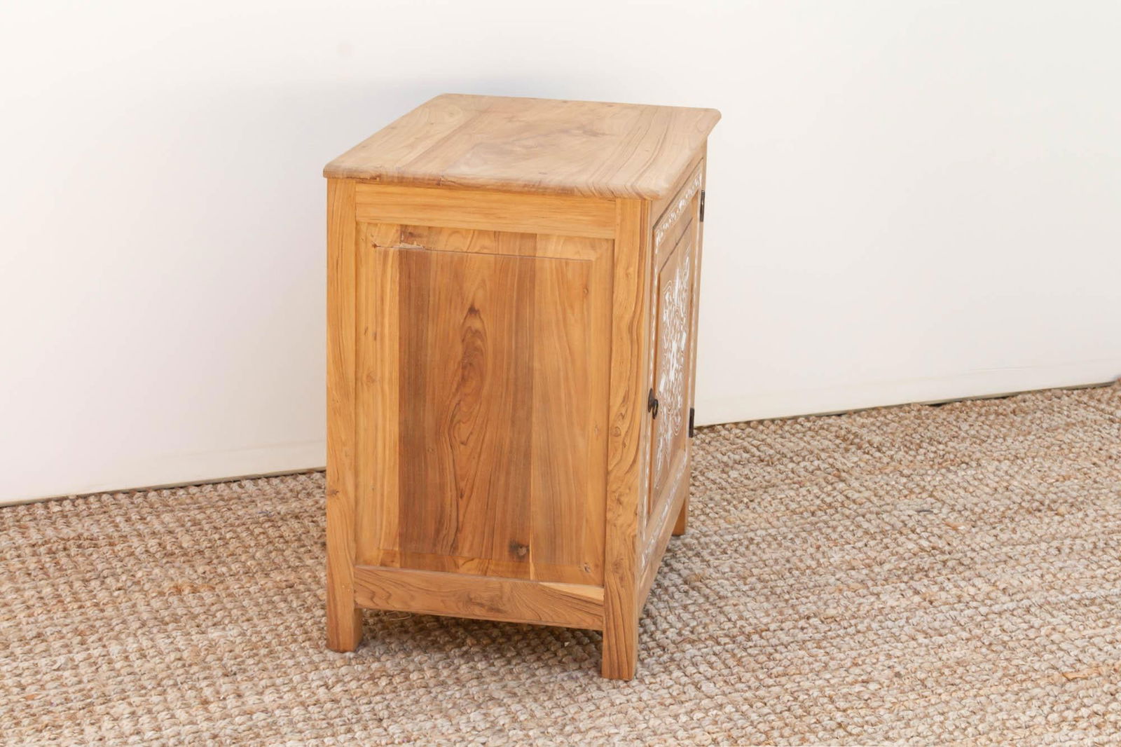 Mother of Pearl Inlay Medallion Small Cabinet - 6