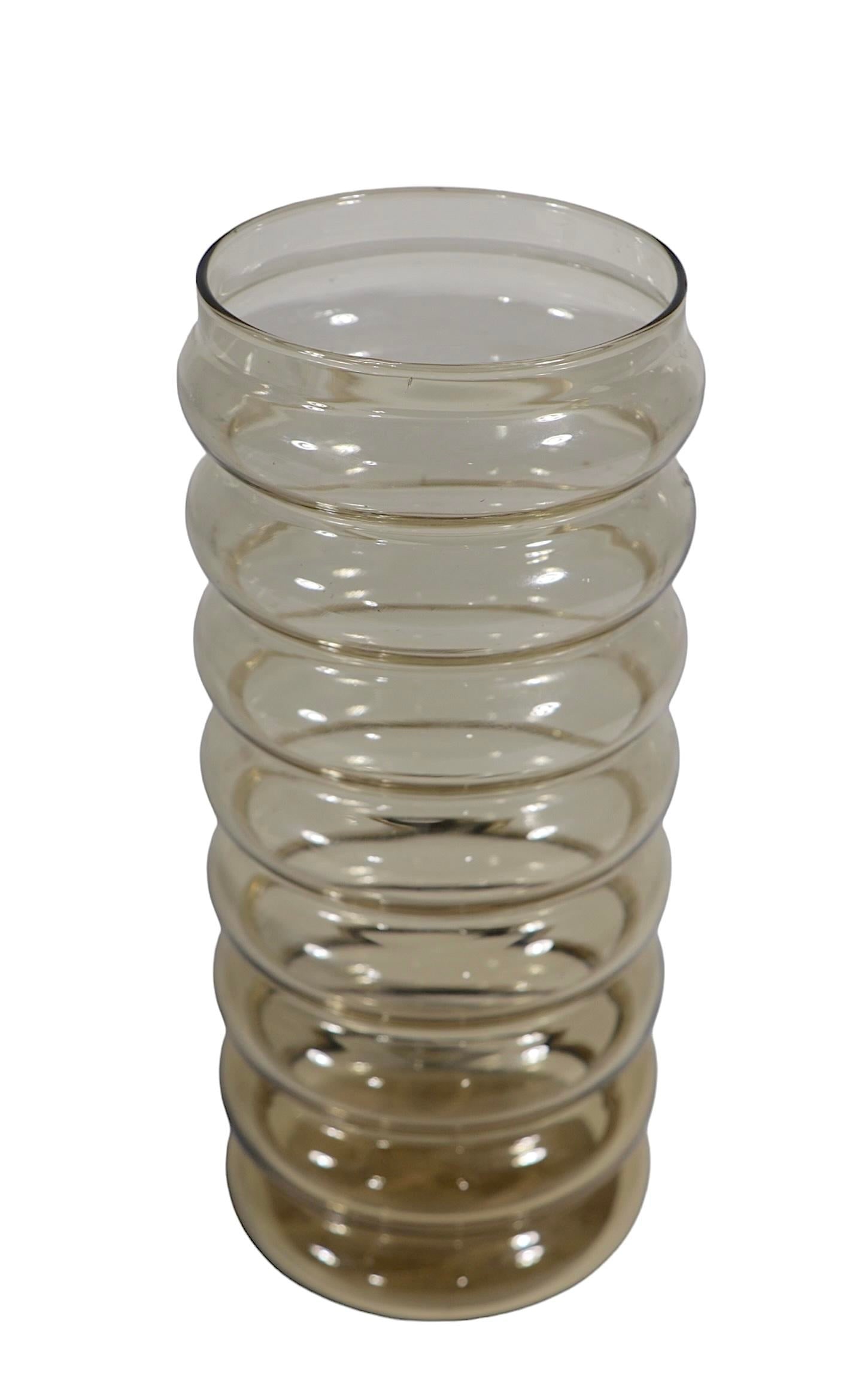 Jacob Bang Primula Bubble Glass Vase - 10