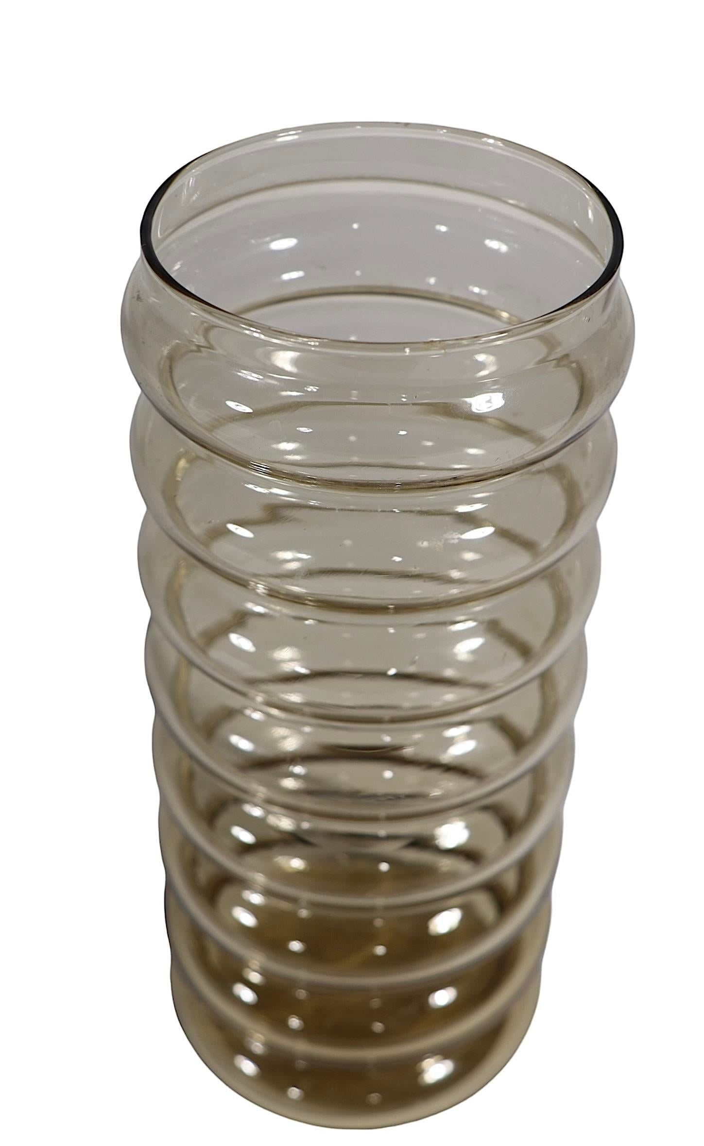 Jacob Bang Primula Bubble Glass Vase - 3