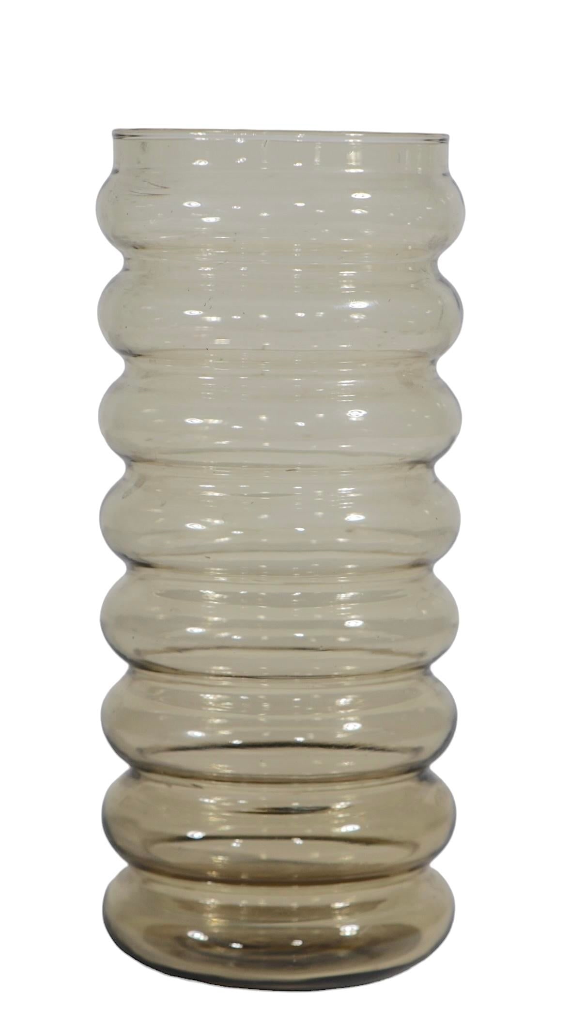 Jacob Bang Primula Bubble Glass Vase - 4