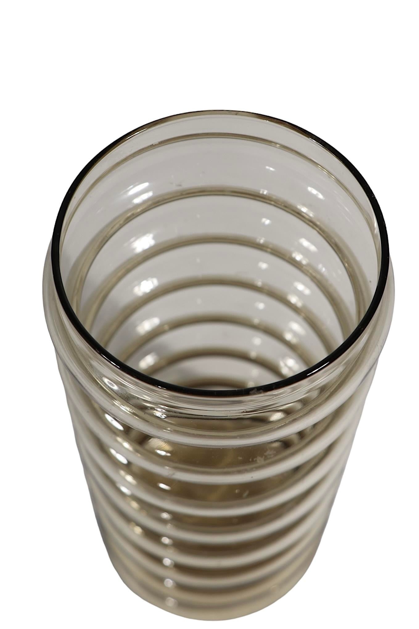 Jacob Bang Primula Bubble Glass Vase - 6