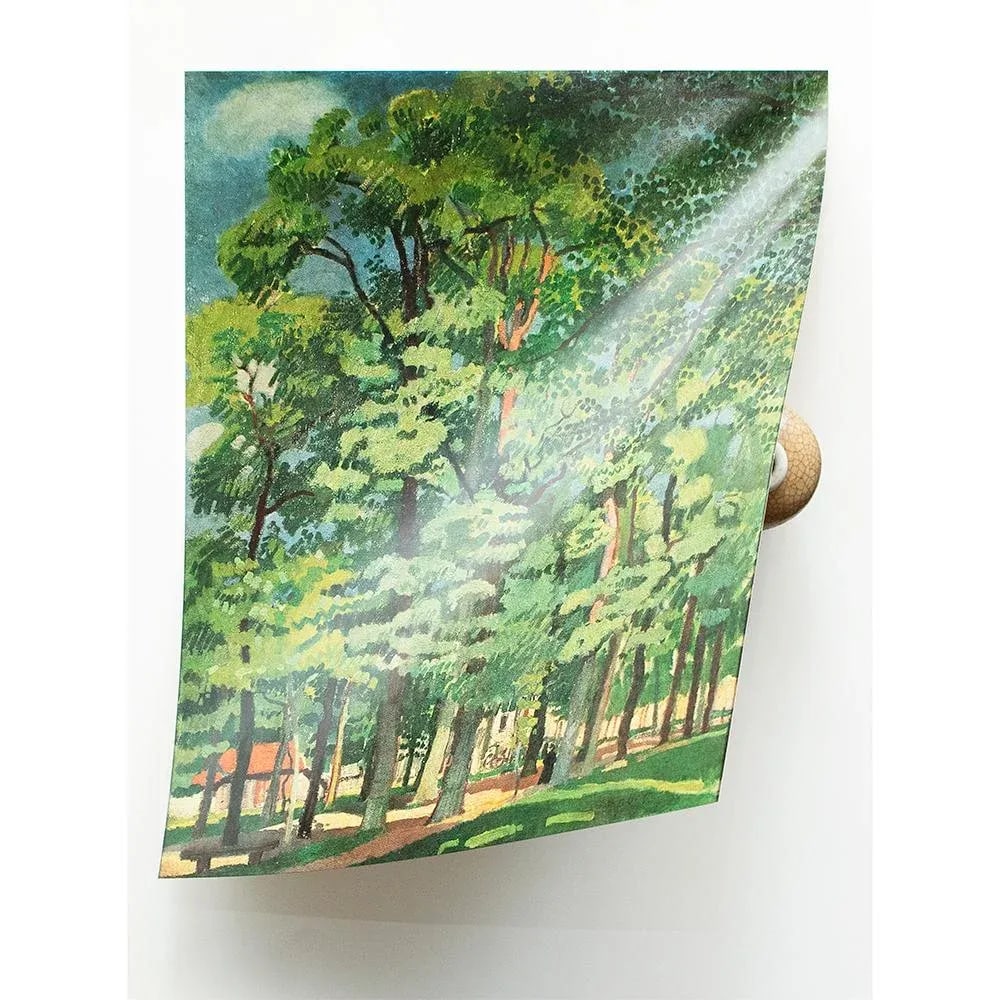 1970 After Raoul Dufy "Landscape in Falaise", Full-Color Parisian Print - 4