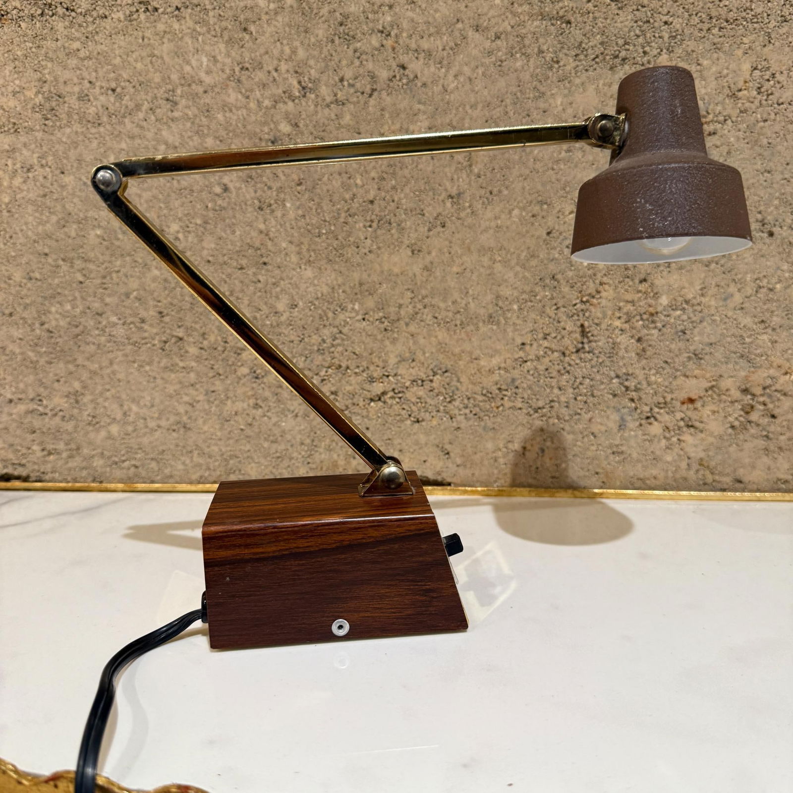 Mid-Century Modern Tensor Wood Desk Lamp Swivel High Intensity - 12