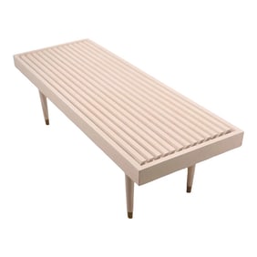 Mid Century Slat Bench Coffee Table C 1950/60's