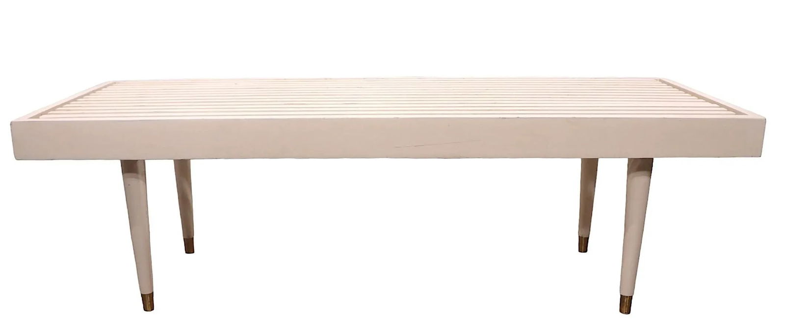 Mid Century Slat Bench Coffee Table C 1950/60's - 9