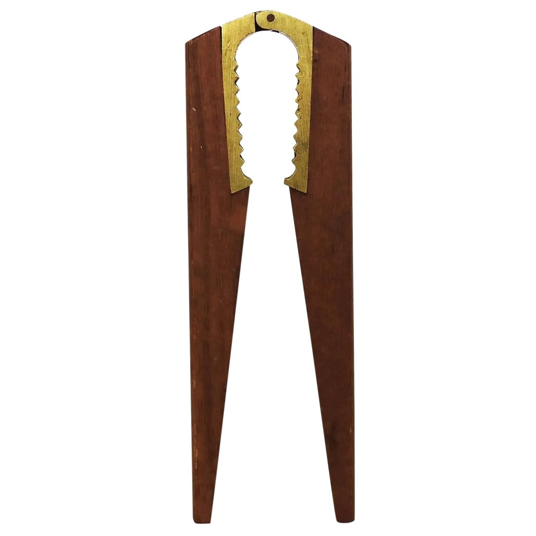 Vintage Flemming Digsmed Nutcracker: Brass and wood nut cracker. A fun retro accent piece! Condition: Alterations: Original Condition Unaltered Imperfections: Some Imperfections Condition Notes: Excellent - Minor wear consistent with