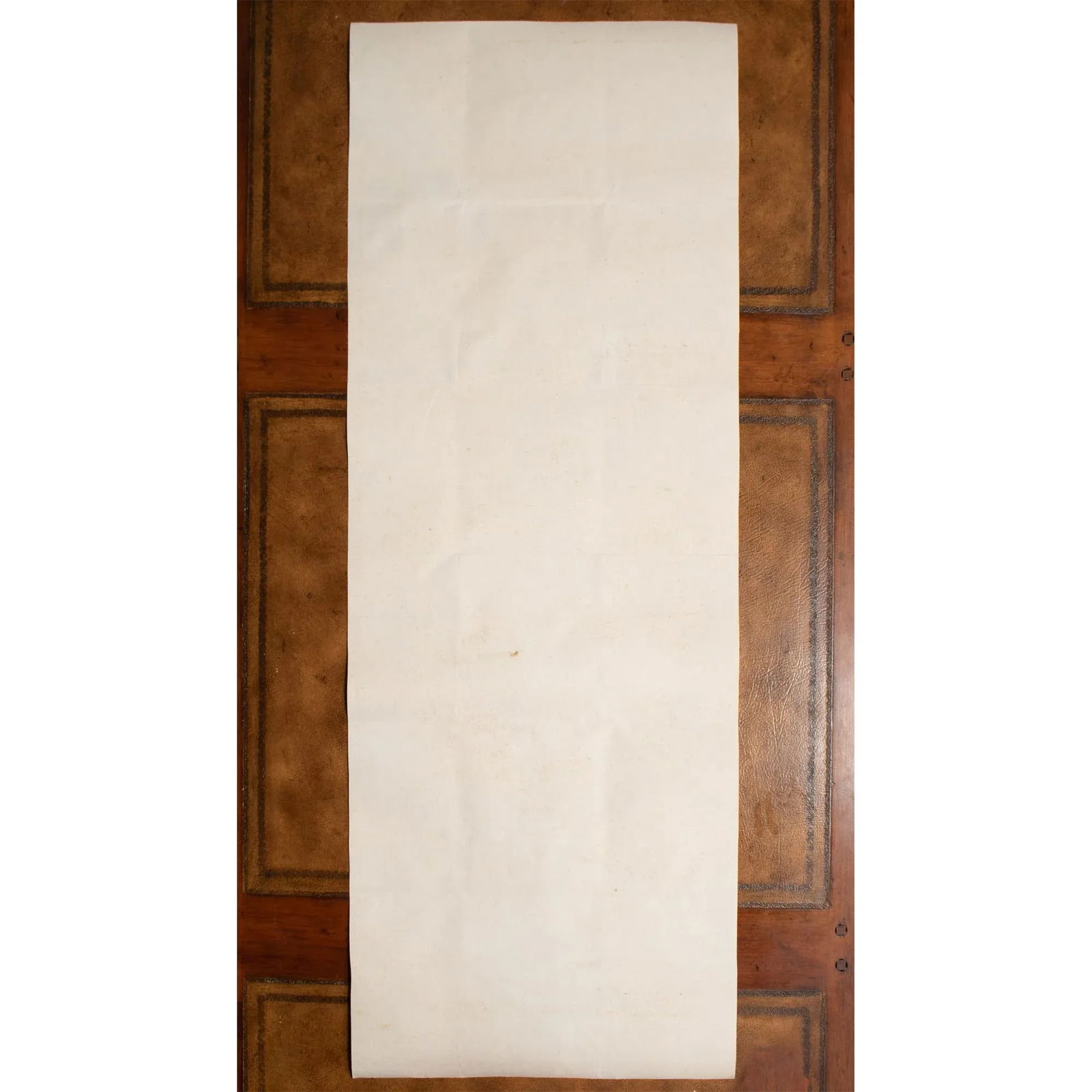 Post-1940 Showa Era Japanese Watercolor Painting on Silk "Two Cranes & the Pina Tree" - 10