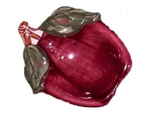 Franciscan Apple Pattern Tea Bag Holders/Butter Pats - Set of 7 - 2