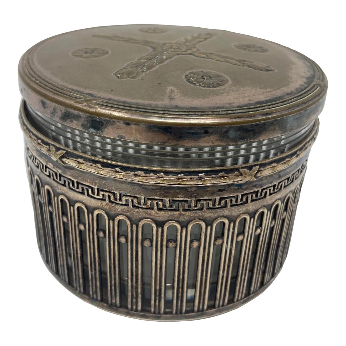 Wmf German Art Deco Round Silver Plated Box 1910s (1 of 11)