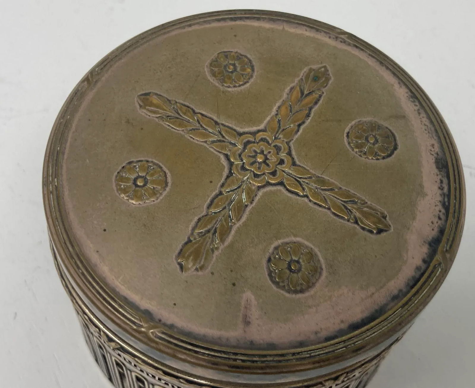 Wmf German Art Deco Round Silver Plated Box 1910s - 4