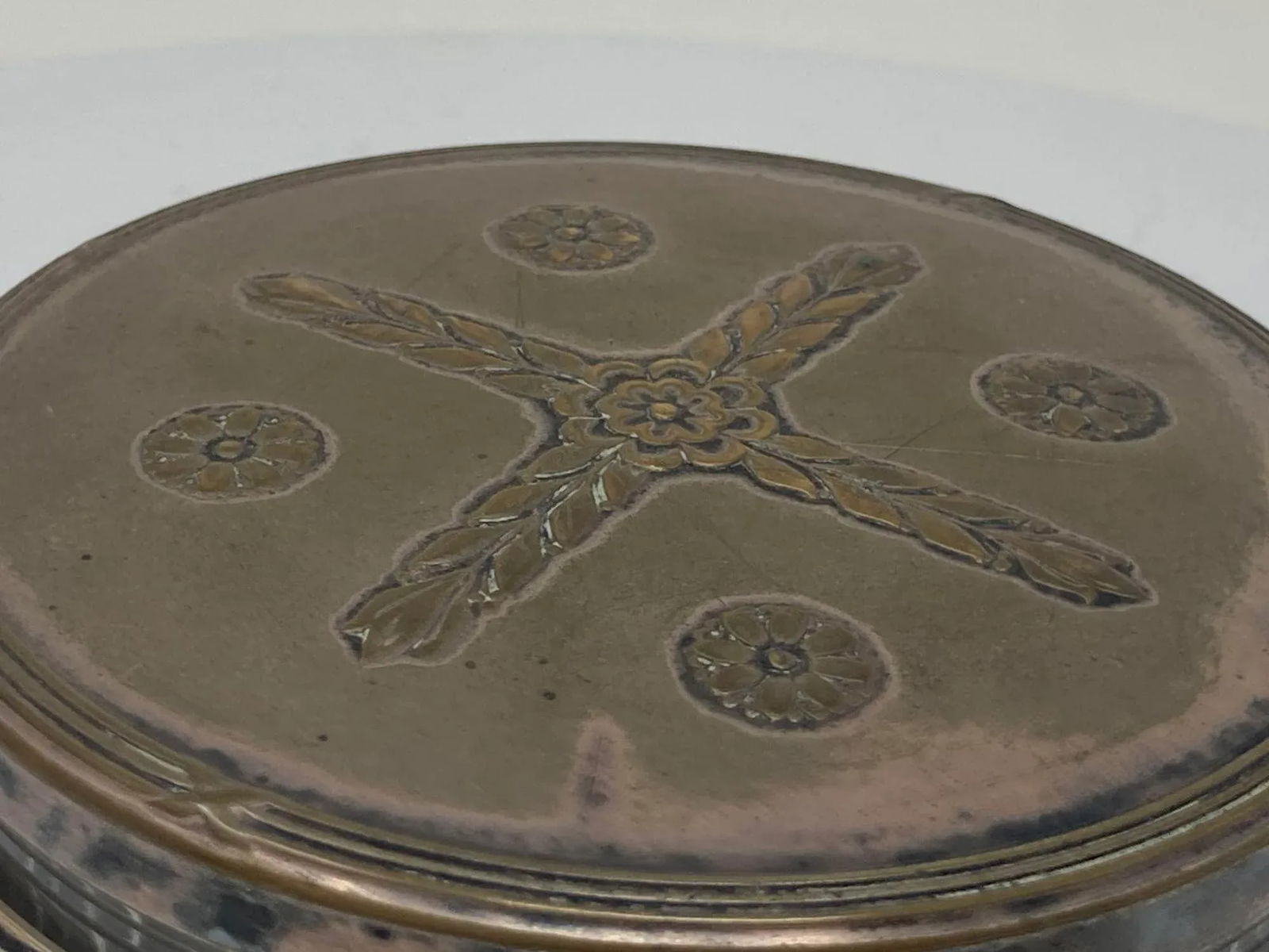 Wmf German Art Deco Round Silver Plated Box 1910s - 6