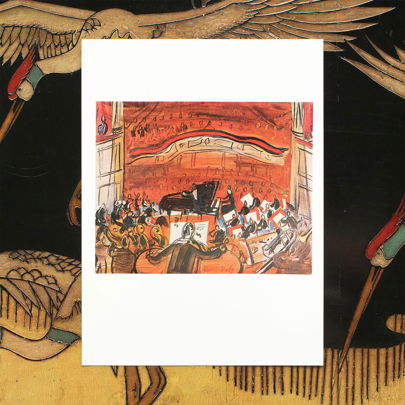 1970 After Raoul Dufy "The Red Concert", Full-Color Parisian Print - 3