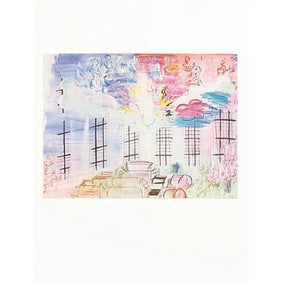 1970 After Raoul Dufy "Electricité", Full-Color Parisian Print