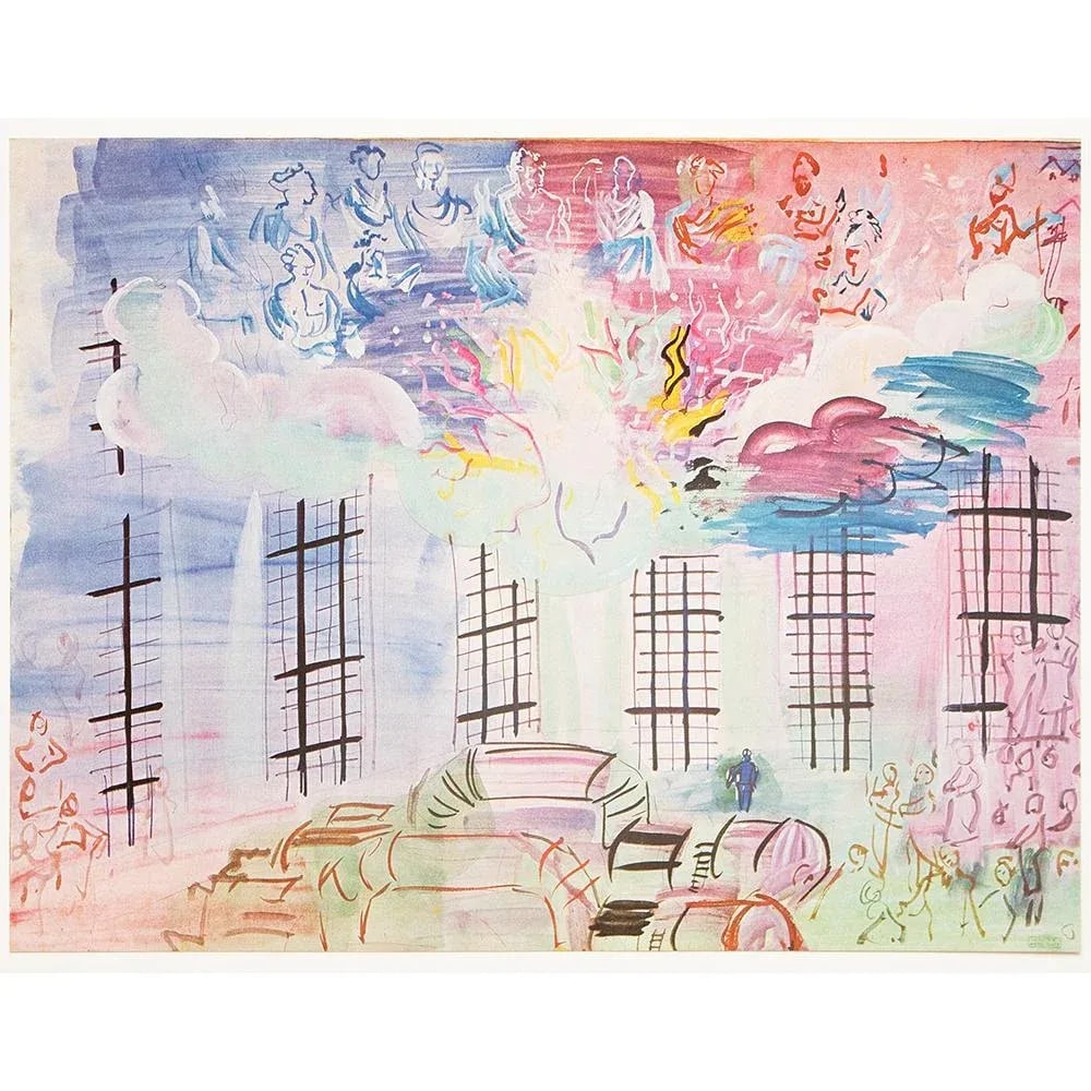 1970 After Raoul Dufy "Electricité", Full-Color Parisian Print - 2