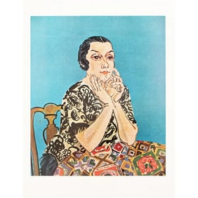 1970 After Raoul Dufy "Portrait of Madame Dufy", Full-Color Parisian Print